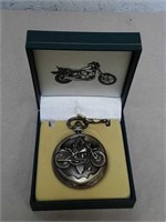 New motorcycle design pocket watch