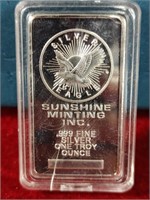 Sunshine Minting Silver Plated Bar