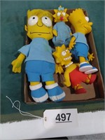 4 Simpsons Dolls
