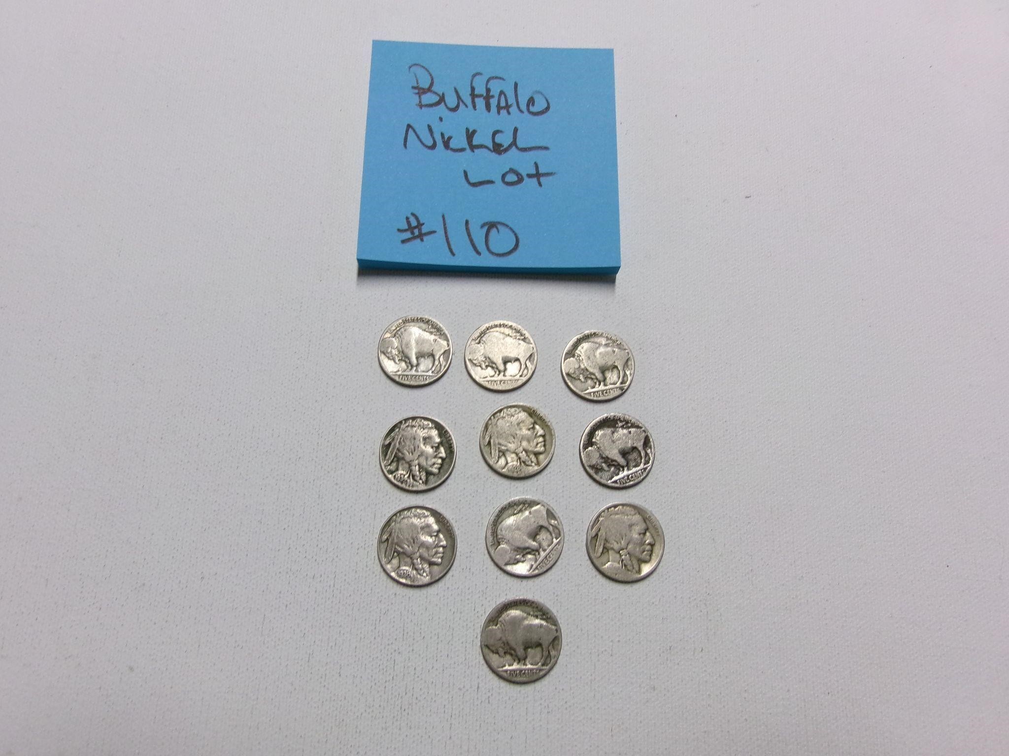 MIXED BUFFALO NICLE LOT