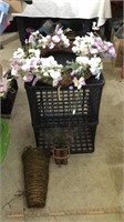 Mini shelf, fake plant decoration, reef