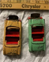 2 Dinky Toy Cars-Packard-Made In England