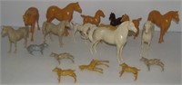 (17) Hartland plastic horses. Largest measures