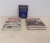 (3) BOOKS-THE WEST; GUNS; HISTORY OF WORLD WAR II