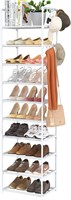 ROJASOP 10 Tiers Metal Shoe Rack Organizer Tall Sh