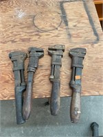 4 Antique Wrenches