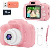 P806  Upgrade Kids Camera 20M HD Digital - Pink