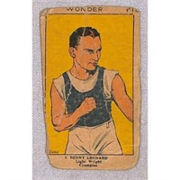 Circa 1910 Benny Leonard Boxing Card