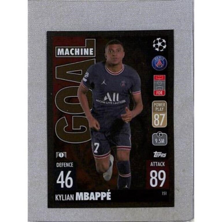 Kylian Mbappe Soccer Insert Card