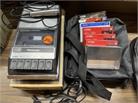 Cassette Player/Recorder & Casette Tapes