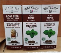 Pure Mint & Root Beer Extracts, 59mL 3pcs