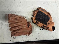 2 Baseball Gloves