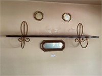 Shelf  wall decor mirrors