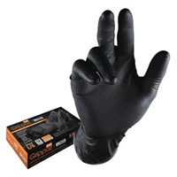 (2) 50Pk Bdg Disposable Gloves, Black 2XL
