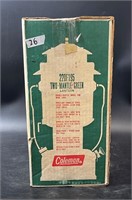 Coleman vintage mantel kerosene lamp in box