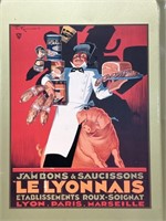 Le lyonnais advertising tray