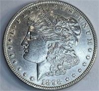 1898 Choice AU Grade Morgan Silver Dollar