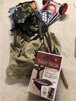 DUFFEL BAGS, TREE STAND, SPORTS CHAIR