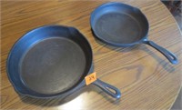 2 Wagner skillets, 11 3/4" & 10 1/2"