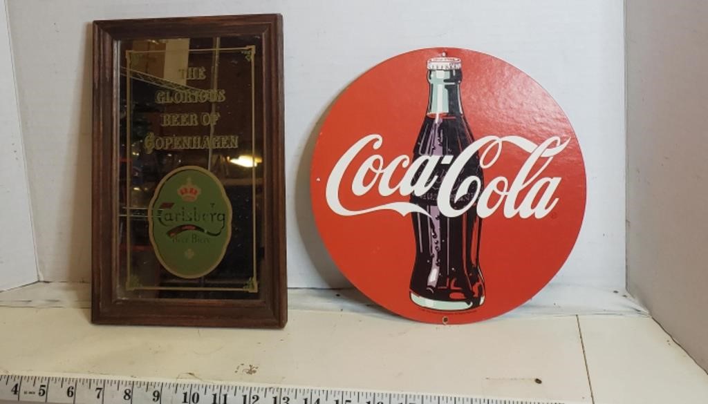 Carlsberg + Coke Signs