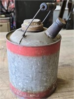 Vintage Galvanized Gas Jug Can