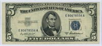 1953-A $5 U.S. Silver Certificate