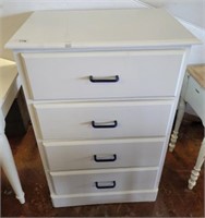 4 DRAWER PAINTED CHEST