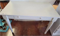 PAINTED 1 DRAWER DESK