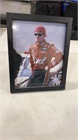 Signed picture of Dale Jr. In frame.