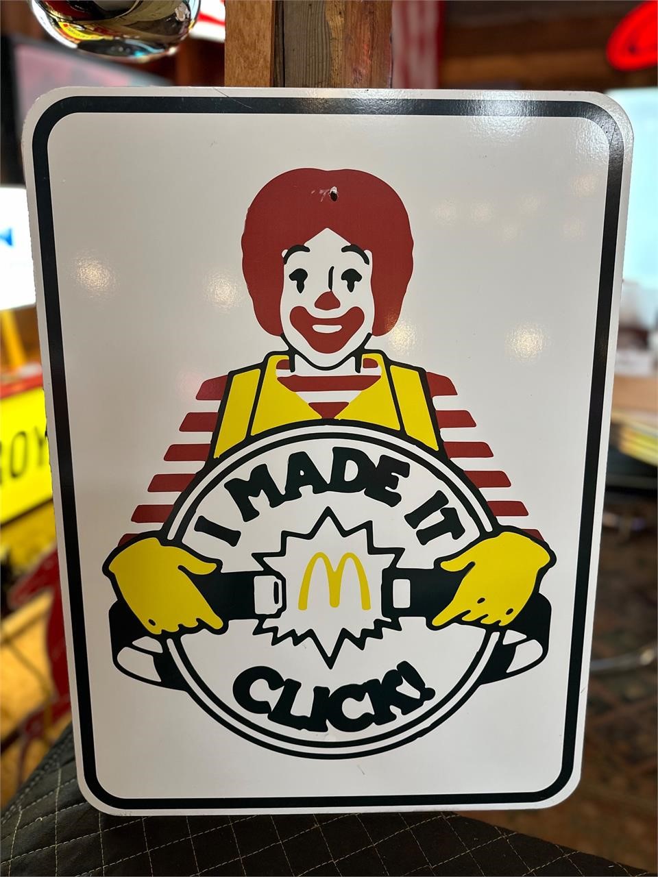 2ft x 18” McDonalds Safety Sign