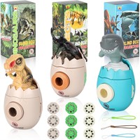NEW 3PK Mini Toy Projector, Dinosaur Insect Fish
