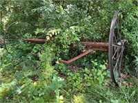 Dump Rake with Iron Wheels