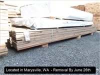 LOT, 1" X 8" KILN DRIED DOUG FIR LUMBER AT APPROX