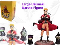 NEW Large Naruto Uzumaki Naruto & 2 Small Figures