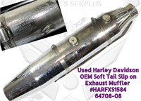 USED Harley Davidson OEM Soft Tail Slip on Exhausr