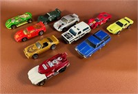 Lot of 10 Die Cast Cars