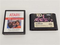 GAMES - E.T. ATARI 2600 & GEORGE FOREMAN KO BOXING