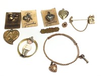 Group of VTG Sterling & Misc. Jewelry & Brooches