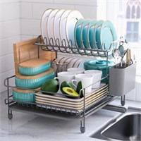 Kitsure Dish Drying Rack - Large-Capacity Dish Rac