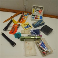 Note Pads Sewing Kit & Misc Items