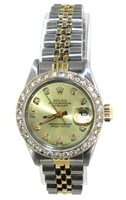 Rolex Datejust 69173 Ladies 26mm Diamond Watch