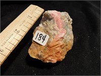 Rodocrosite raw stone - gem quality   2" x 3" -