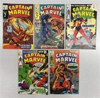 Marvel's Captain Marvel 15 C. Comics #15-18 & 21