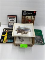 Lot of hunting gun books animal prints