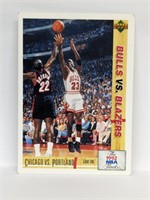 1992 UD Michael Jordan/Drexler Chicago Vs Portland