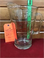 Falstaff glass pitcher