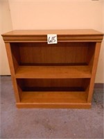 Maple Floor Model Bookcase, 33"Wx14"Dx32"T