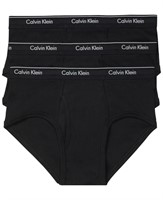 Calvin Klein Men's Cotton Classics 3-Pack Brief, 3