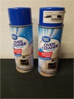 Two new cans of Great Value oven cleaner