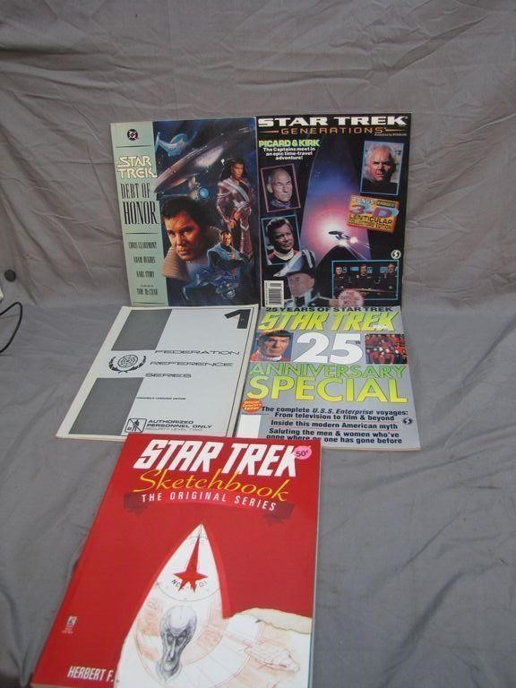 5 Assorted "Star Trek" Comics